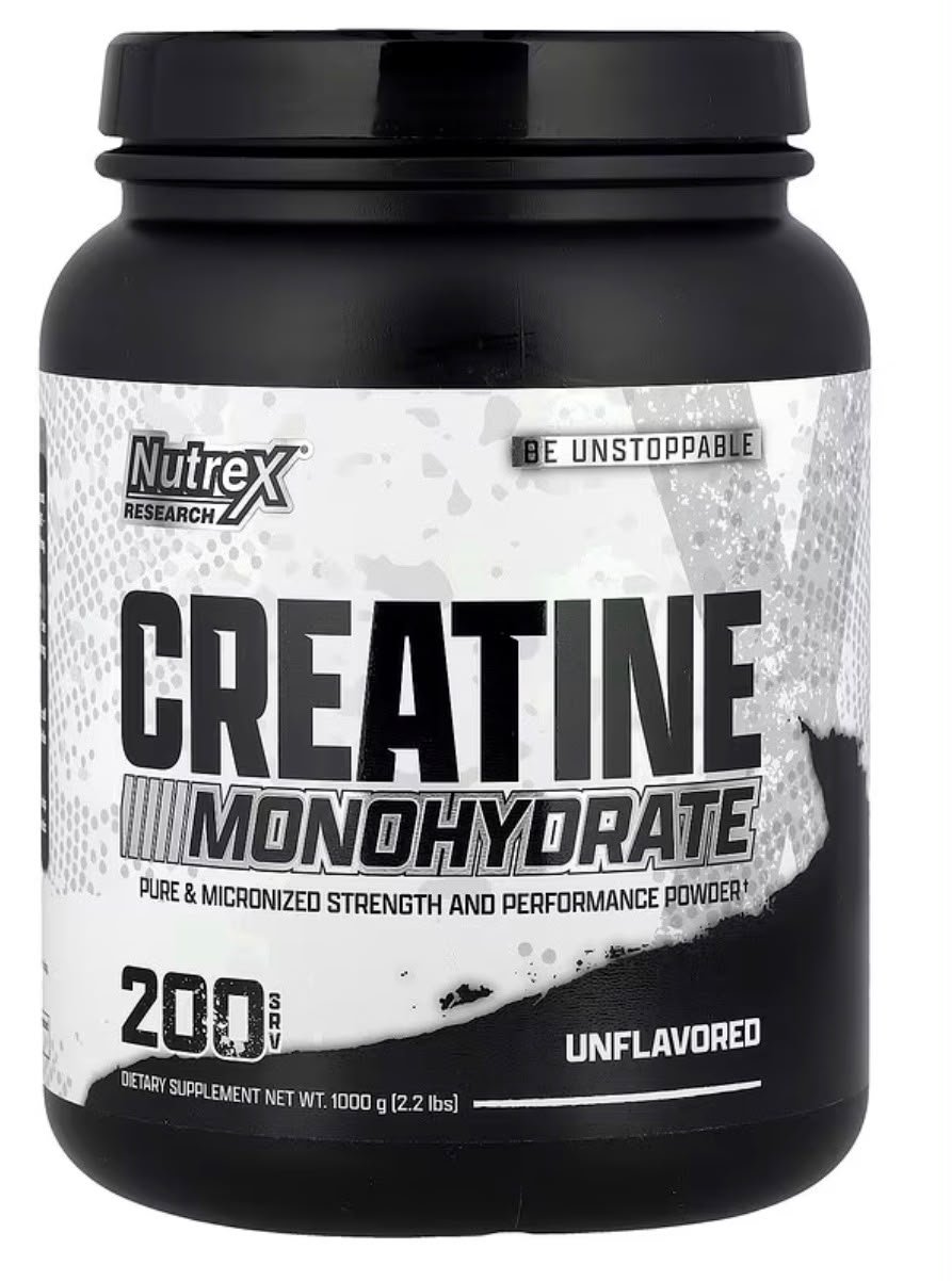 Nutrex Research Creatine Monohydrate, 1000 g, sin sabor